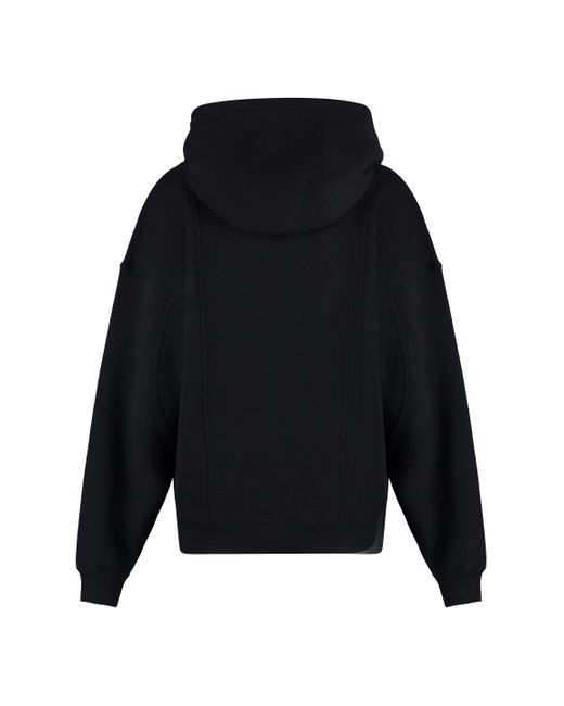 Saint Laurent Black Cotton Hoodie