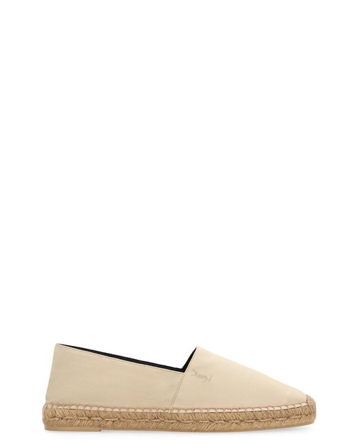Saint Laurent White Canvas Espadrilles for men
