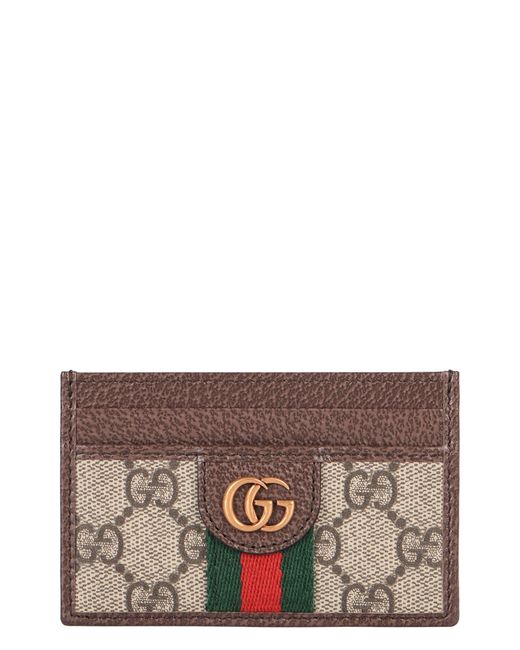 Gucci Brown Cardholder Ophidia for men