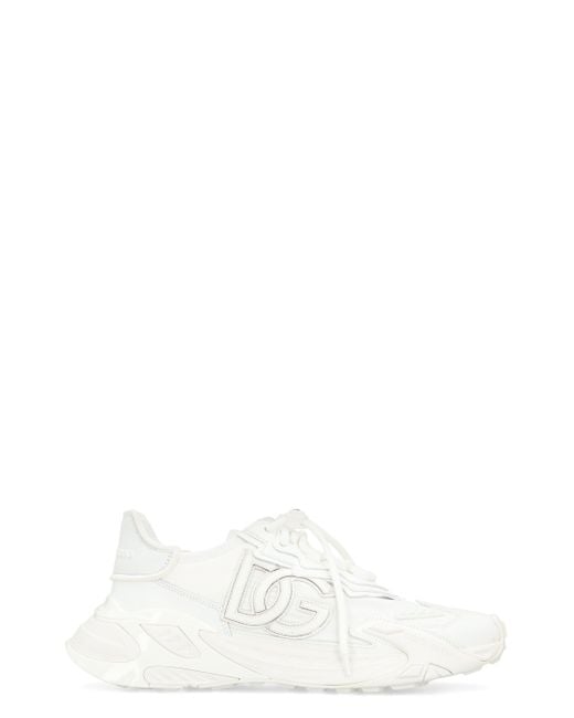 Dolce & Gabbana White Sports Shoes 'Day Faster'