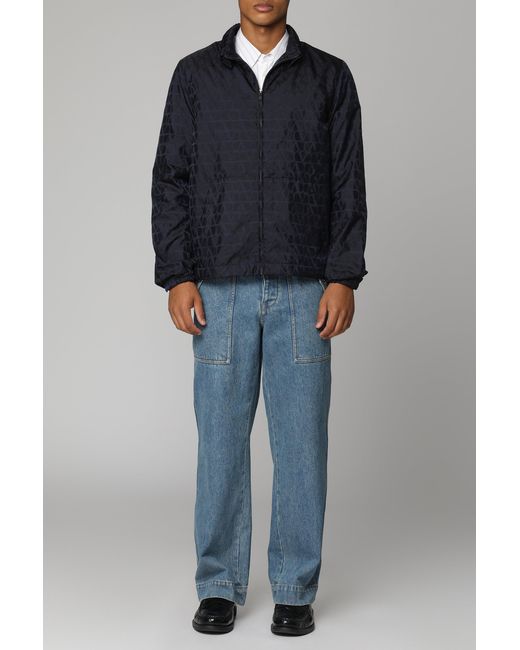 Valentino Garavani Blue Nylon Jacket for men