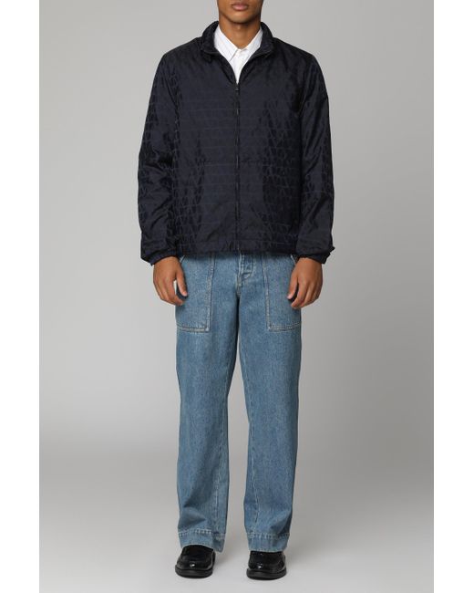 Valentino Garavani Blue Nylon Jacket for men