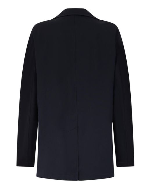 Herno Blue Double-Breasted Jacket for men