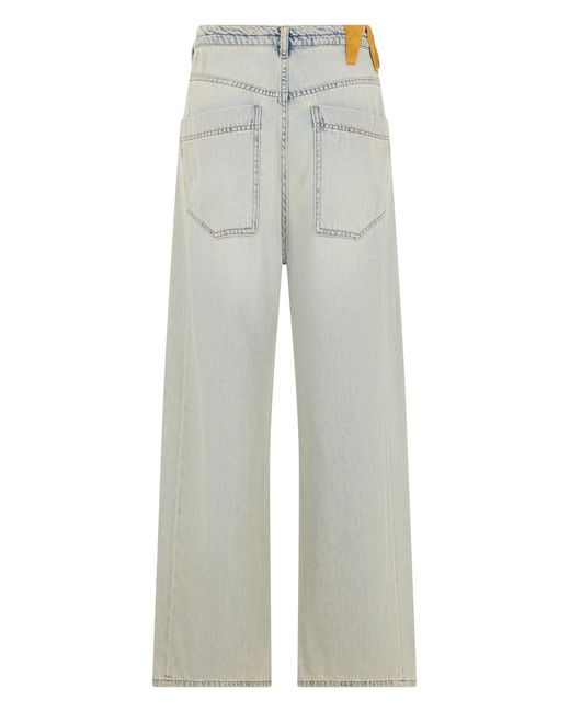 DARKPARK Gray Straight And Wide Jeans