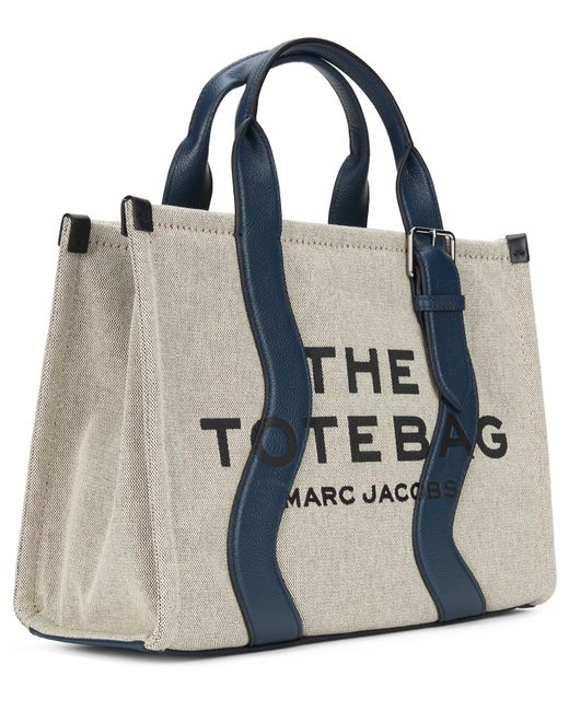 Marc Jacobs Blue Canvas Tote Bag