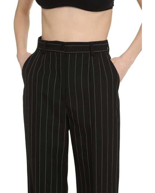 Pantaloni in lana di Dolce & Gabbana in Black