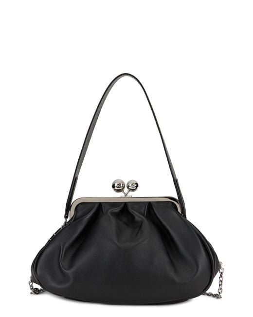 Weekend by Maxmara Black Shoulder Bag Pasticcino Medium