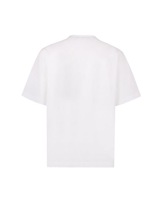 T-shirt girocollo in cotone di Axel Arigato in White da Uomo