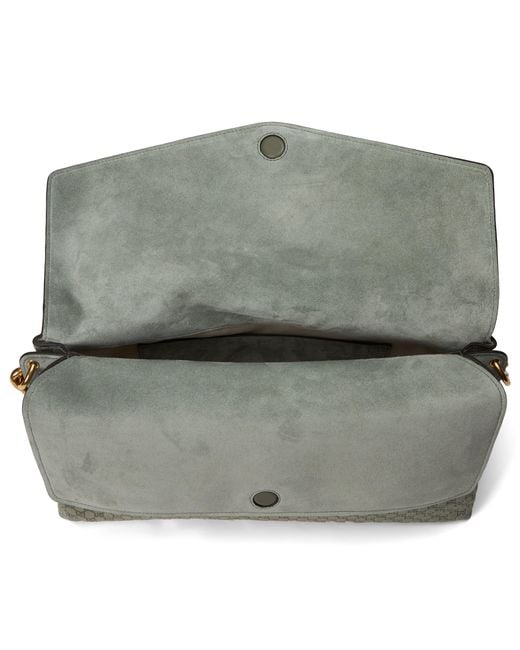 Gucci Metallic Shoulder Bag With Chain Large Size