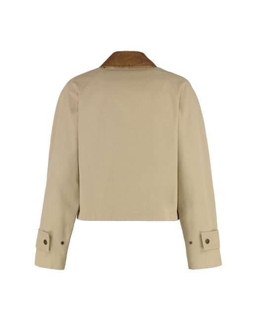 Giacca in cotone di Burberry in Natural