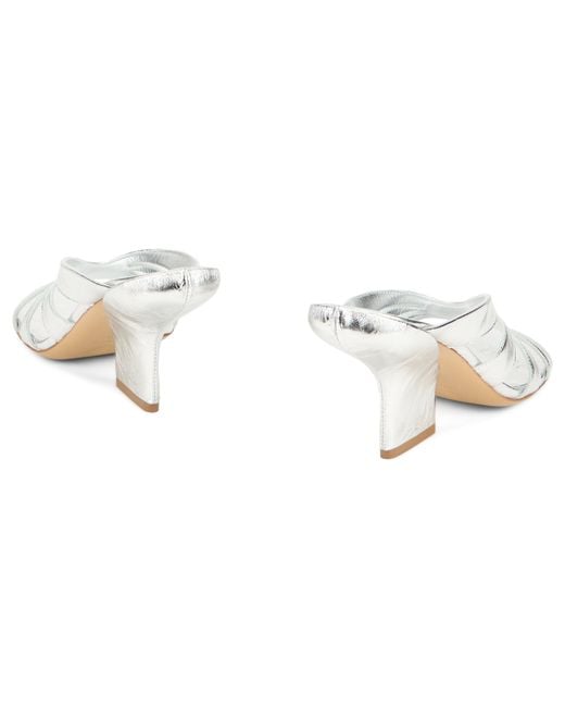 Dries Van Noten White Elegant With Heel