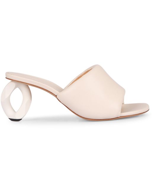 Mules in pelle di J.W. Anderson in Pink