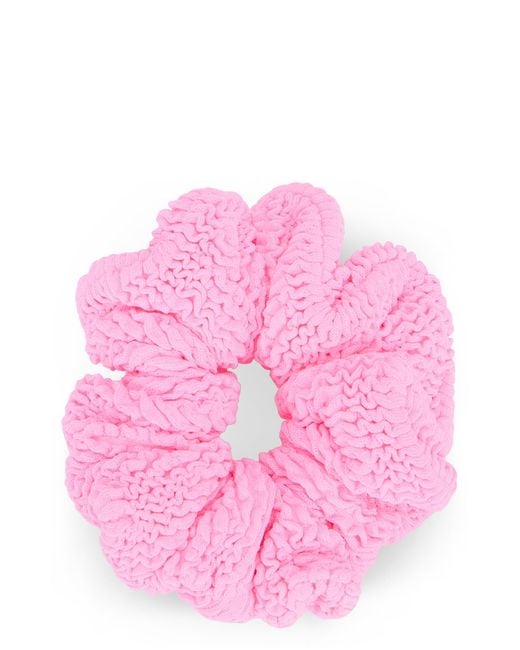 Hunza G Pink Scrunchie