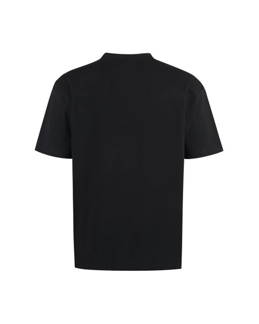 Boss Black Cotton Crew-neck T-shirt for men