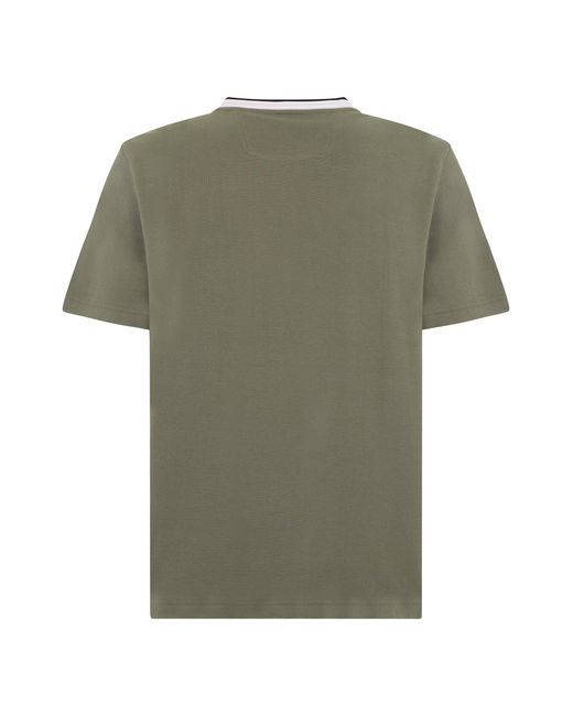 Boss Green Cotton Pique T-Shirt for men
