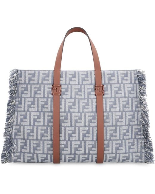 Fendi Purple Summer Tote Bag