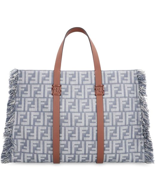 Tote bag Summer di Fendi in Purple