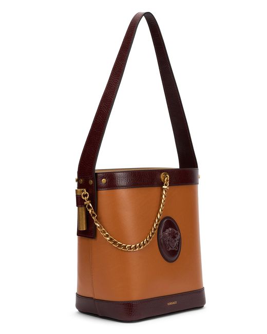 Versace Brown Medusa Bucket Bag