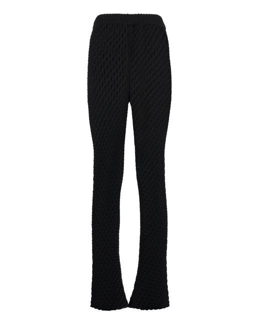 Alanui Black Knitted Trousers