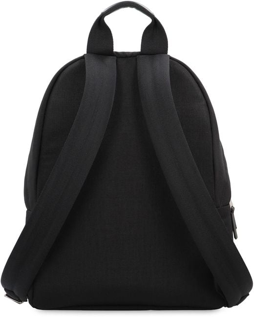 Palm Angels Black Backpack With Logo for men