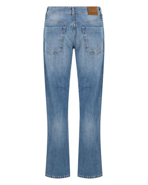Slowear Blue Regular Fit Jeans With Five Pockets for men