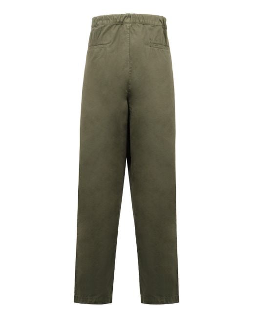 Aspesi Green Cotton Trousers for men