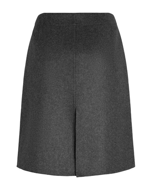 Tod's Gray Cashmere Skirt