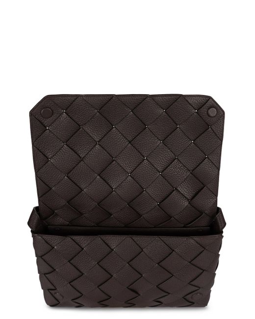 Borsa a tracolla Diago Grande in pelle di Bottega Veneta in Gray da Uomo