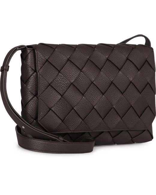 Borsa a tracolla Diago in pelle di Bottega Veneta in Gray da Uomo