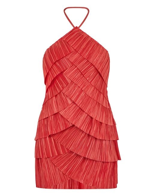 Cult Gaia Red Short Dress Patrizia