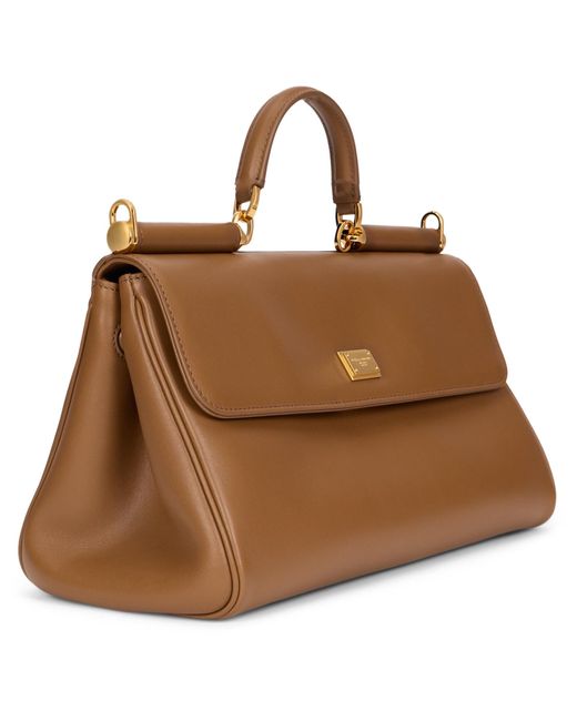 Dolce & Gabbana Brown Handbag My Sicily