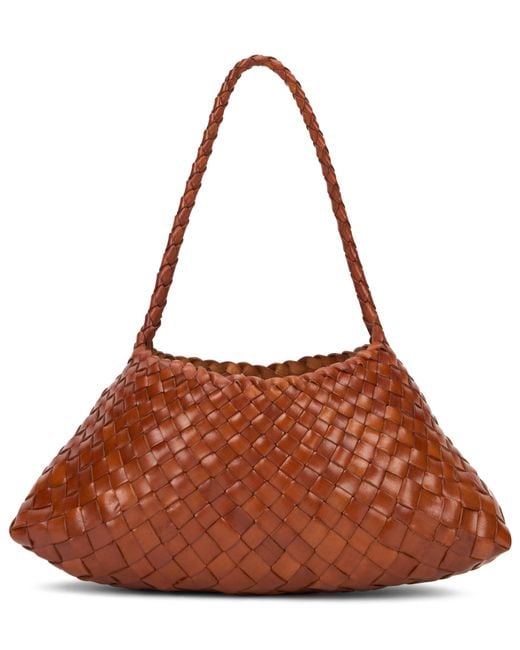 Dragon Diffusion Brown Braided Shoulder Bag