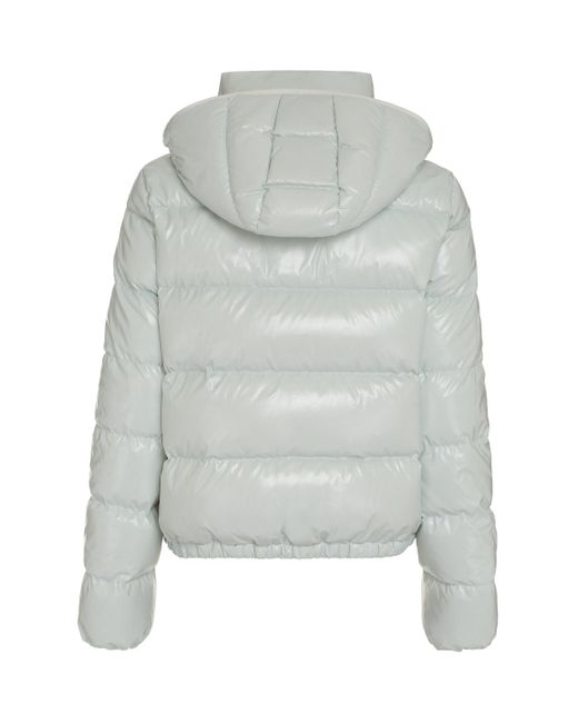 Moncler Gray Andro Hooded Full-zip Down Jacket