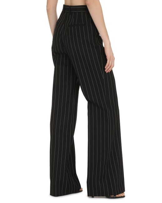 Pantaloni in lana di Dolce & Gabbana in Black