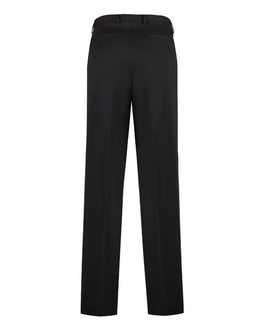 Gucci Black Tailored Wool Trousers For for men