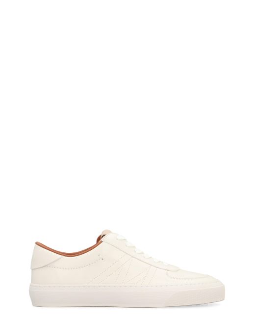 Sneakers low-top Monclub in pelle di Moncler in White da Uomo