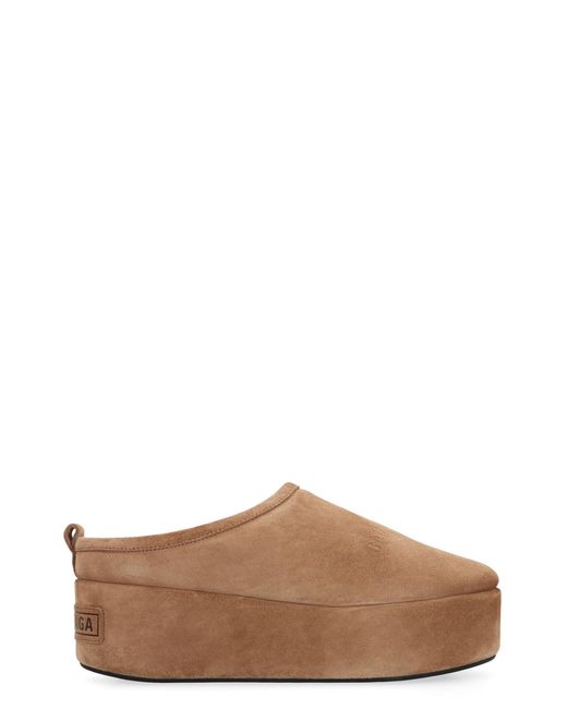 Balenciaga Brown Alaska Platform Sabot