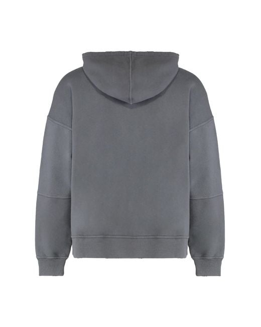 Golden Goose Deluxe Brand Gray Full-Zip Hoodie for men