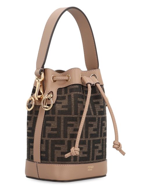 Fendi Black Mon Tresor Fabric Mini-bag