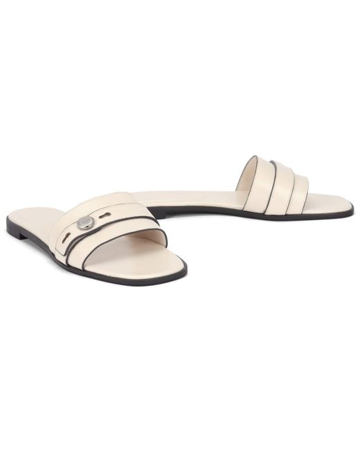 Tory Burch White Slider Sandal Romy