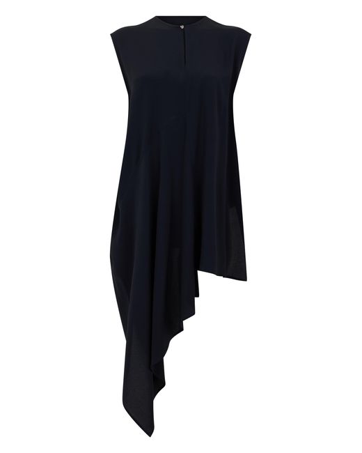 Fabiana Filippi Blue Dress Made Of Mixed Acetate And Silk