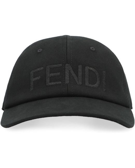 Cappello da baseball con logo di Fendi in Black da Uomo