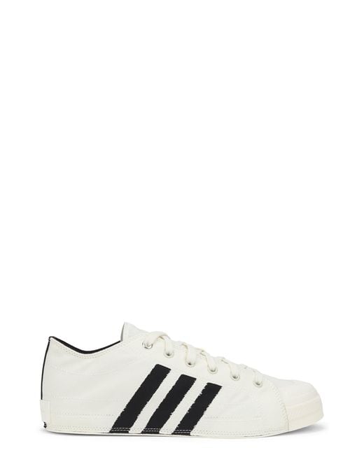 Y-3 White Nizza Fabric Sneaker for men