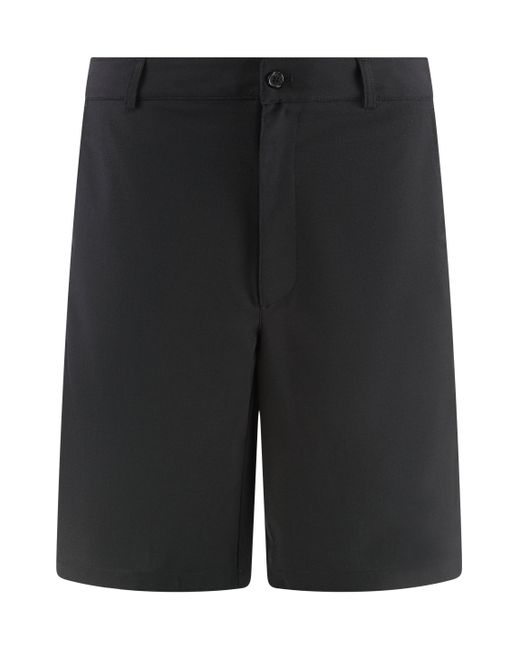 Bermuda in tessuto tecnico di Department 5 in Black da Uomo