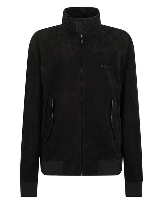 Gucci Black Jacket With High Collar for men