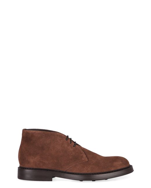 Doucal's Brown Desert Boot for men