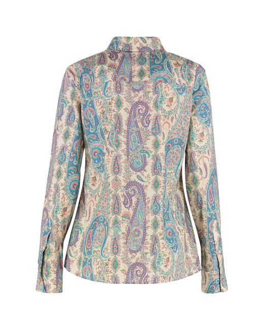 Etro Multicolor Regular Paisley Shirt