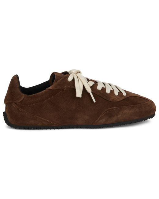 Axel Arigato Brown Suede Casual Sneakers With Laces for men