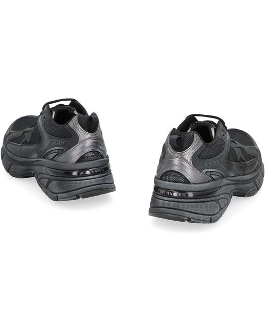 Golden Goose Deluxe Brand Black Sneakers Low-Top Lightstar for men