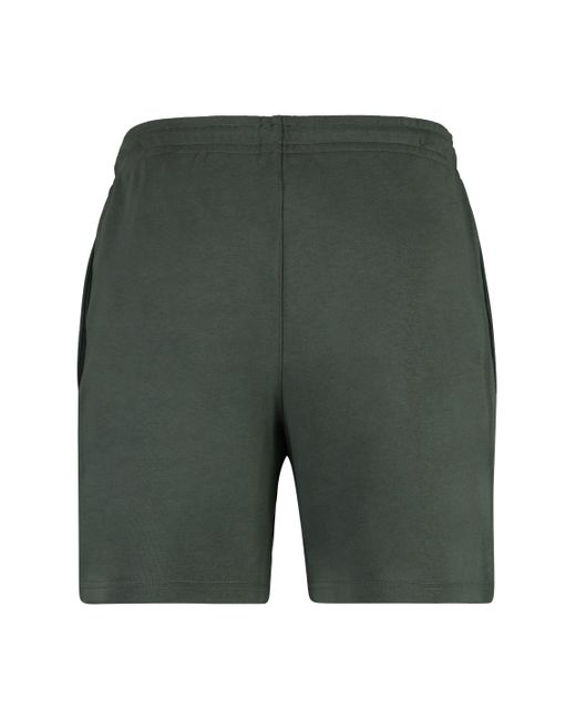 K-Way Green Cotton Bermuda Shorts for men